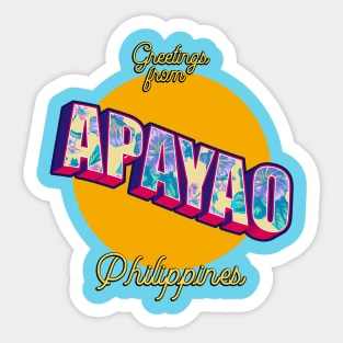 Greetings from APAYAO Philippines! Sticker
